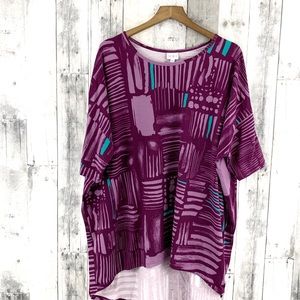 LuLaRoe Purple Irma Top
